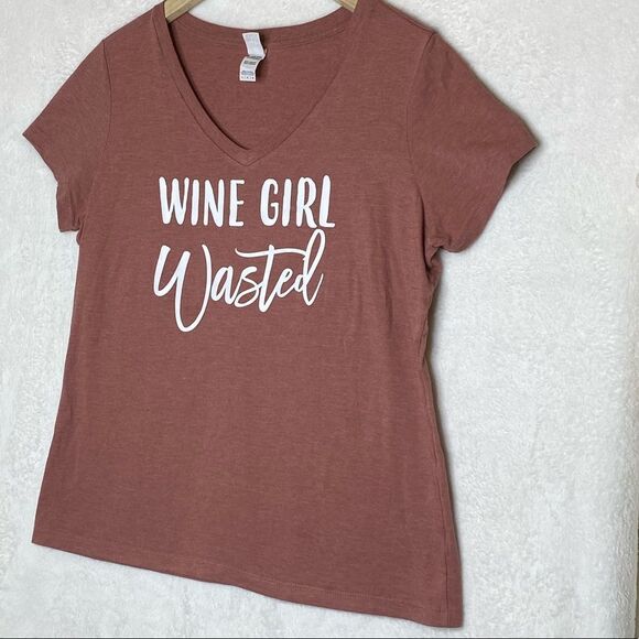 District "Wine Girl Wasted" T-Shirt - Picture 4 of 9